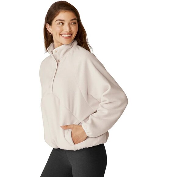 🍂NWT Beyond Yoga Tranquility Pullover Lunar Rock - Picture 2 of 11